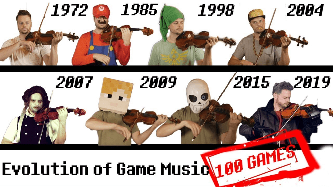 The Evolution of Game Music游戏音乐进化史（1972-2019）：1千万+浏览量  图 /© Rob Landes via YouTube